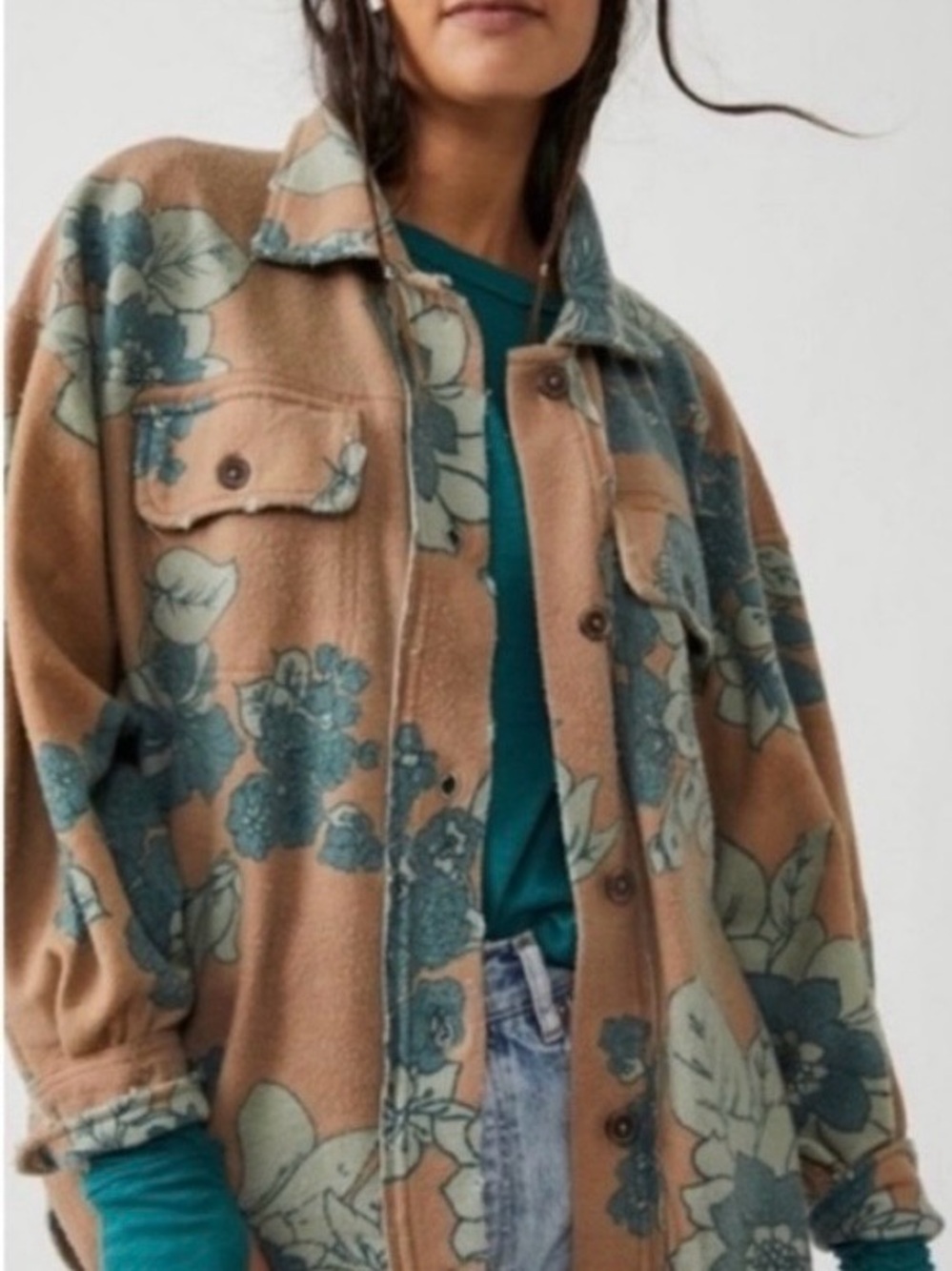 Ruby Button Down Oversized Jacket - Picture 4 of 4